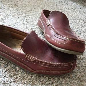 Sebago Captain Loafers Driving Mocs Handsewn 9.5